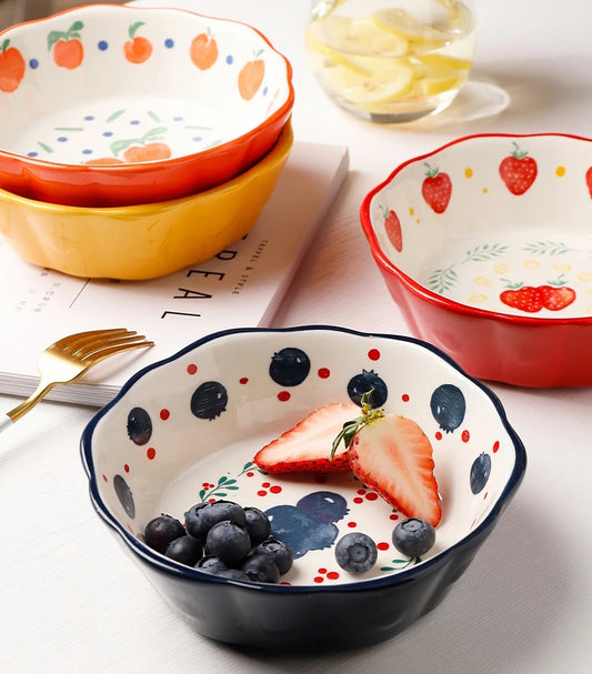 Berry Cute Dishware Colorful Cottage Vintage Fruity Ceramics