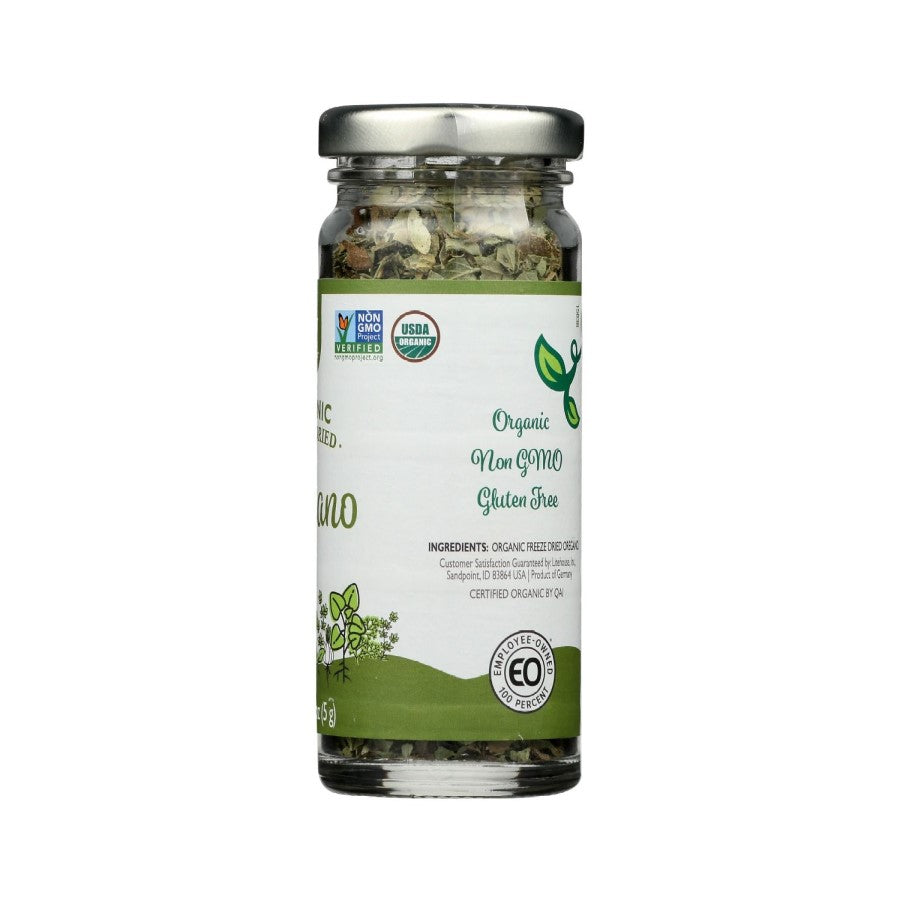 USDA Organic Non-GMO Verified Single Ingredient Organic Freeze Dried Oregano Green Garden Herbs