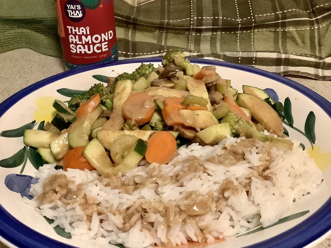 Terra Powders Clean Food Power Blog Original Recipe Simple Thai Almond Stir Fry Dinner