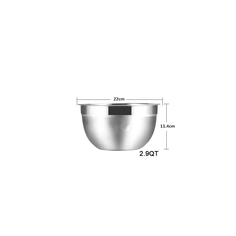 Stainless Steel 2.9 Quart Mixing Bowl