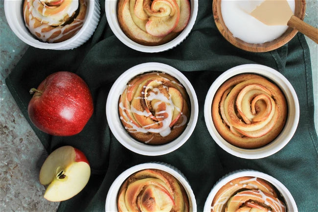 Apple Cashew Butter Rolls Made With Once Again Unsweetened Cashew Butter