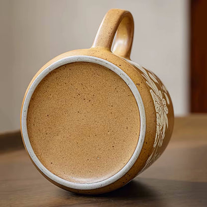 Enchanting Botanicals Ceramic Mug, Lid & Spoon Set
