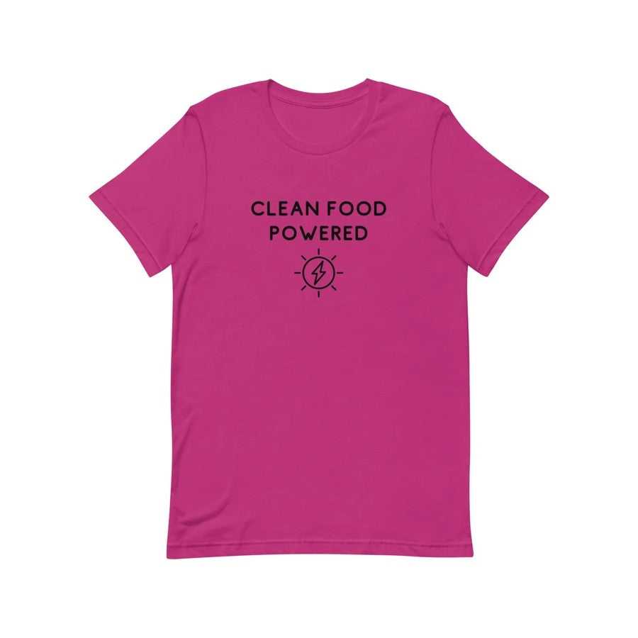 Clean Food Powered Short Sleeve T-Shirt Terra Powders