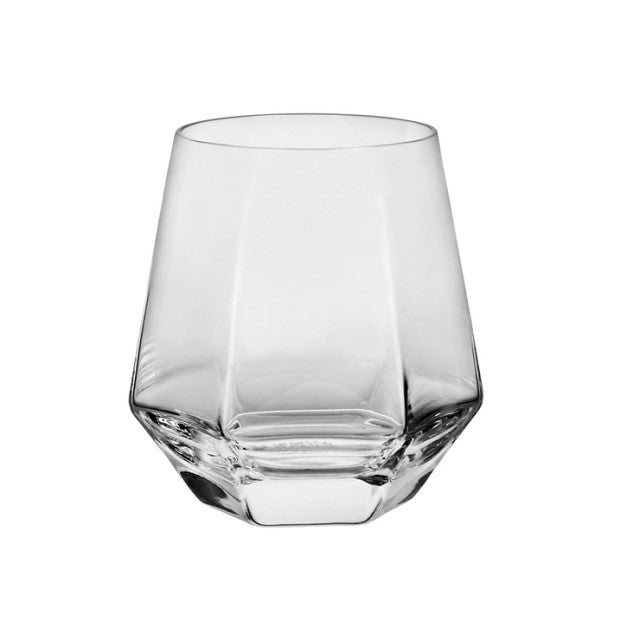 Nordic Style Clear Fractal Glass Beverage Cup