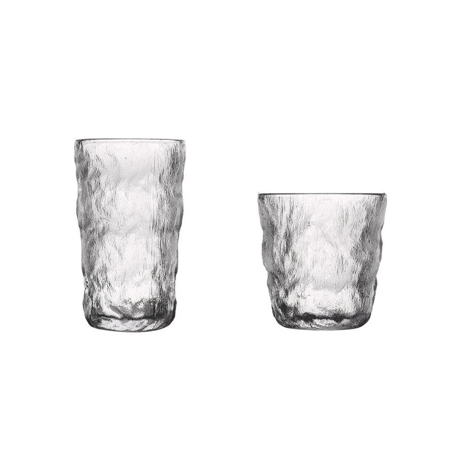 Glacier Ice Frosted Drinking Glasses