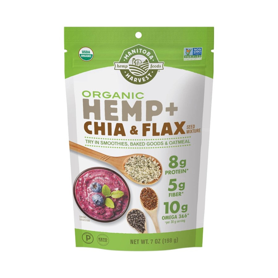 Manitoba Harvest Organic Hemp Chia & Flax Seed Mixture 7oz
