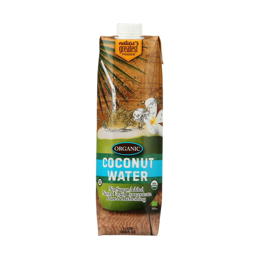 Nature's Greatest Foods Organic Coconut Water 33.8oz