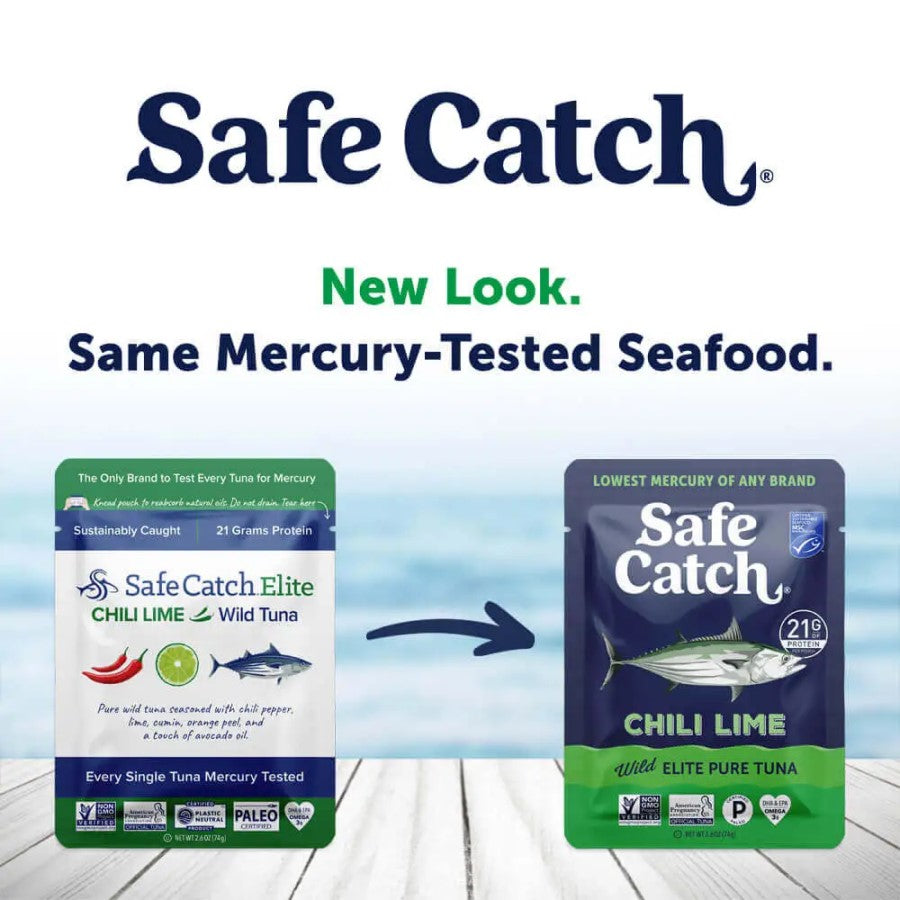 Safe Catch Mercury Tested Seafood Paleo Chili Lime Tuna Pouches