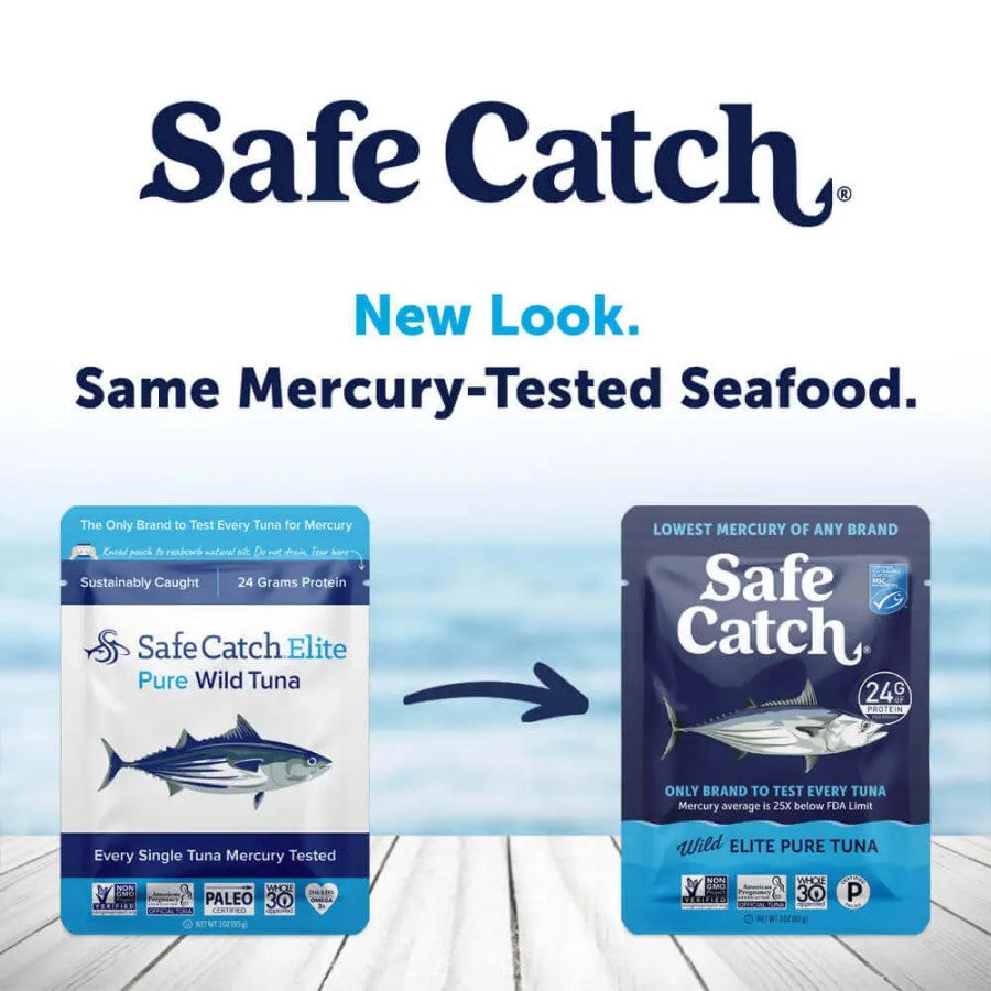 Safe Catch Mercury Tested Seafood Whole30 Approved Paleo Wild Elite Pure Tuna Pouches