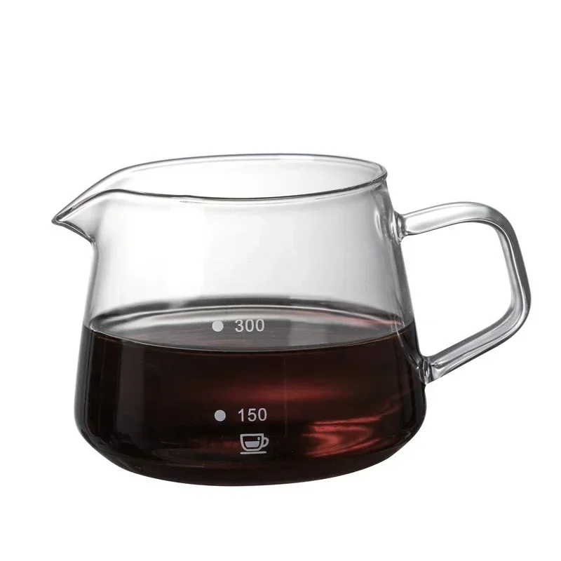 Oceanside Pour Over Coffee Brewing 12oz Glass Coffee Pot