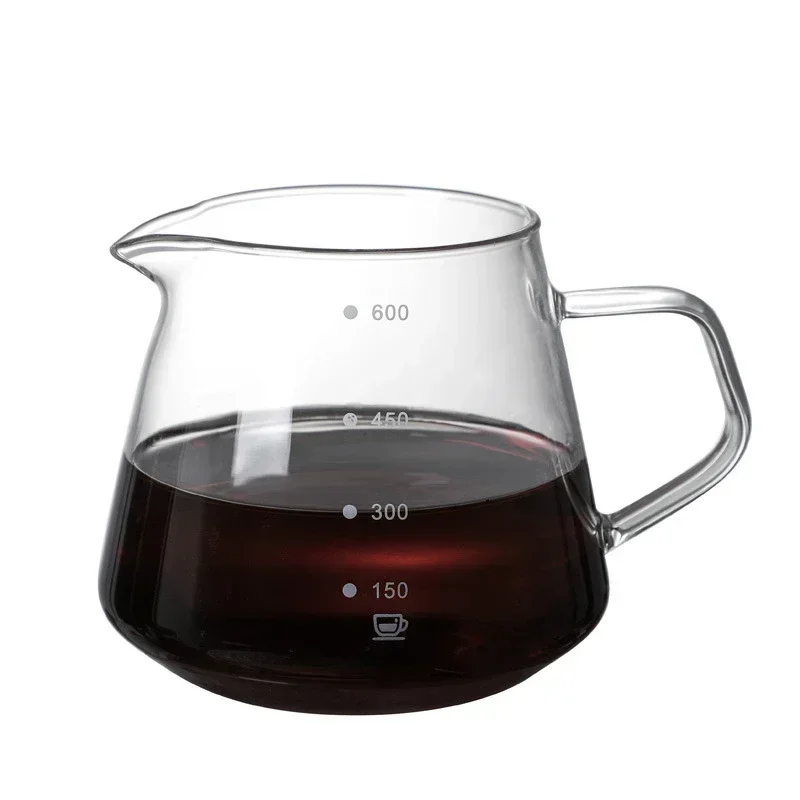Oceanside Pour Over Coffee Brewing 20oz Glass Coffee Pot