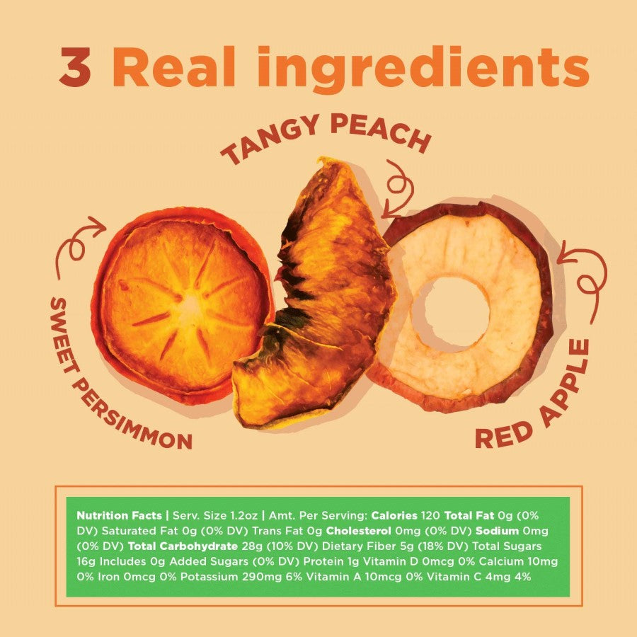 3 Real Ingredients Skin On Dried Fruit Rind Orchard Nutrition Facts
