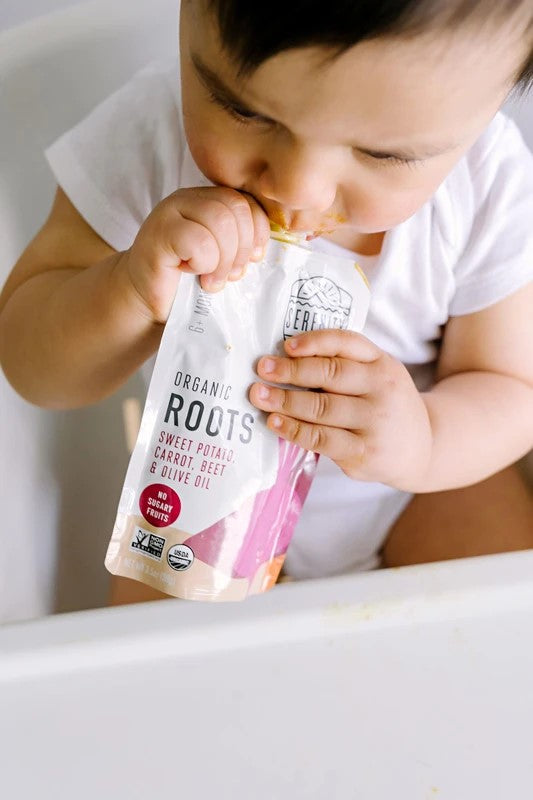 Baby Enjoying Organic Roots Baby Food Serenity Kids Pouch