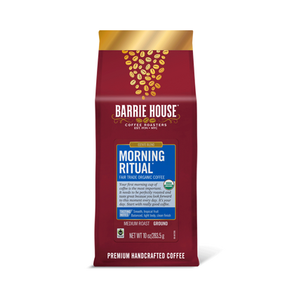 Barrie House Organic Coffee Morning Ritual Ground 10oz