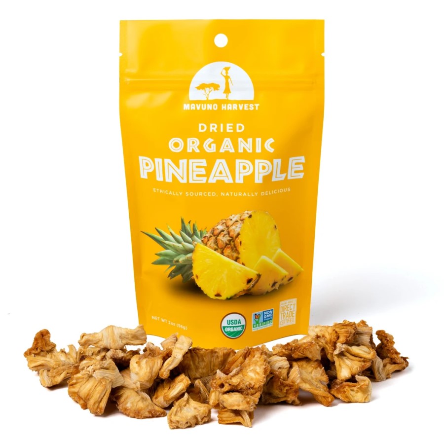 Mavuno Harvest Organic Dried Pineapple 2oz