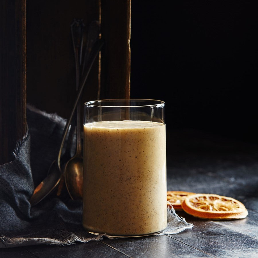 Orange Banana Smoothie With Chia Using Organic Chia Seeds From TruRoots
