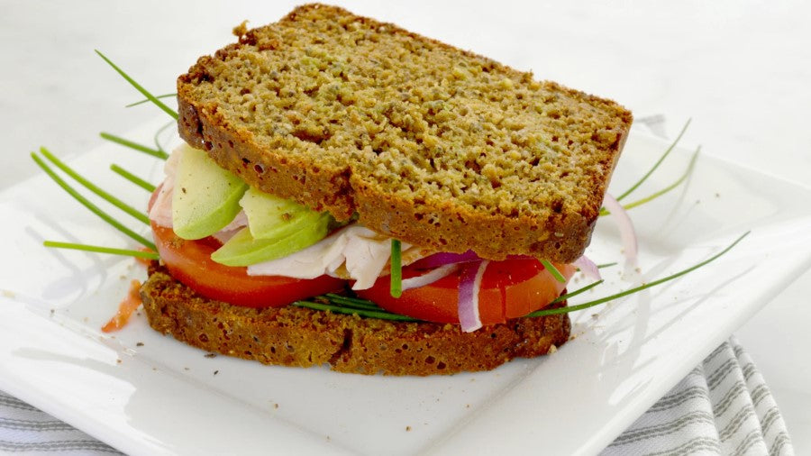 Paleo Tiger Nut Bread Sandwich Pamela's Products Grain Free Recipe Using Organic Tigernut Flour