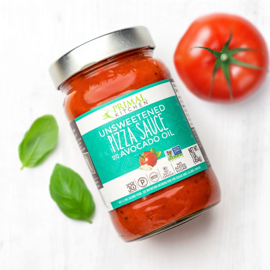 Primal Kitchen Whole30 Red Pizza Sauce With Avocado Oil Fresh Tomato Basil