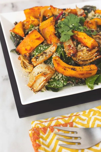 Autumn Recipe For Red Curry Roasted Pumpkin And Fennel Quinoa Salad Terra Delyssa Olive Oil Fall Food