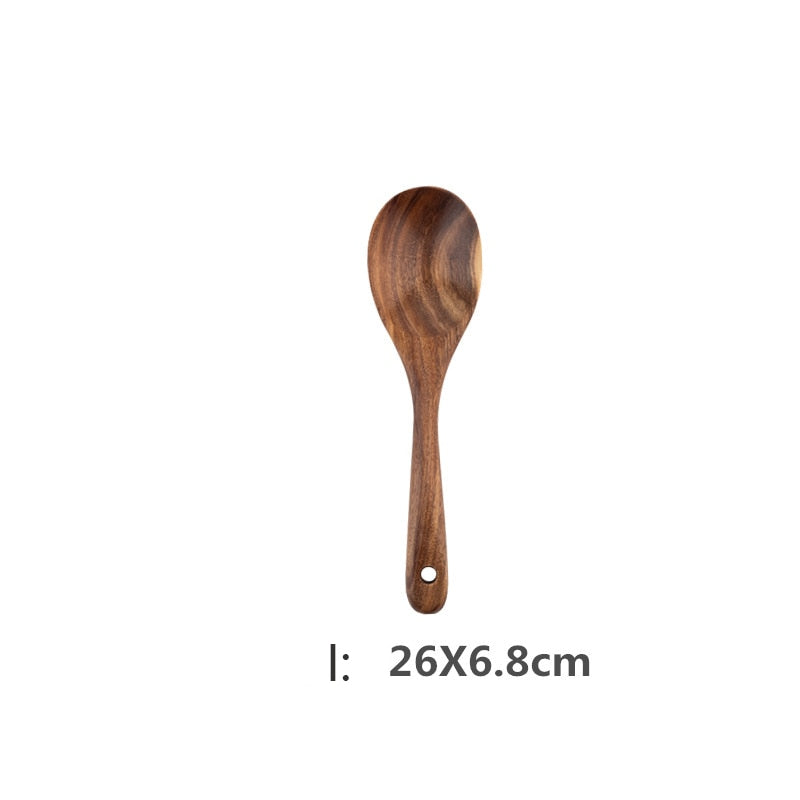 Teak Wood Cooking Utensil I Salad Serving Spoon