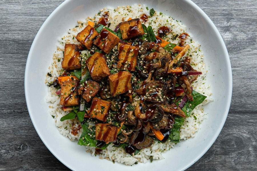 Savory Unami Bowl Lundberg Rice Recipe White Jasmine