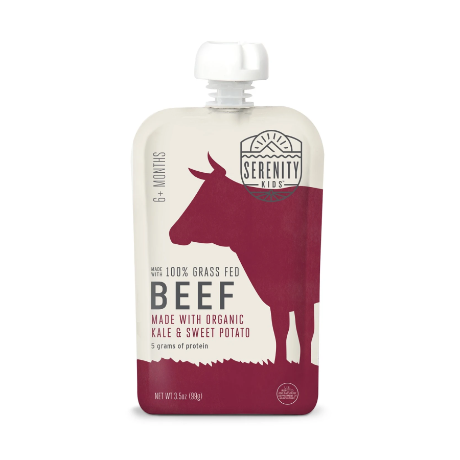 Serenity Kids Beef With Organic Kale & Sweet Potato 3.5oz