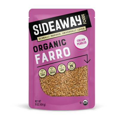 Sideaway Foods Organic Italian Pearled Farro 16oz